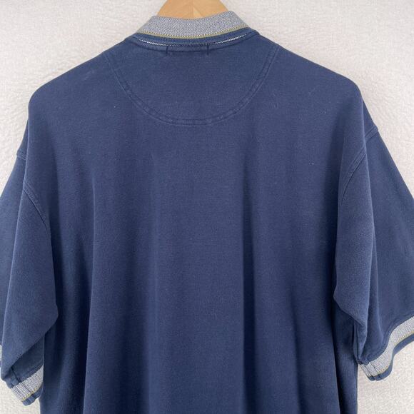 COMPAQ Computers Shirt Mens XL ANDREWS SPORT Polo Golf Pique Cotton Blue - Picture 9 of 13